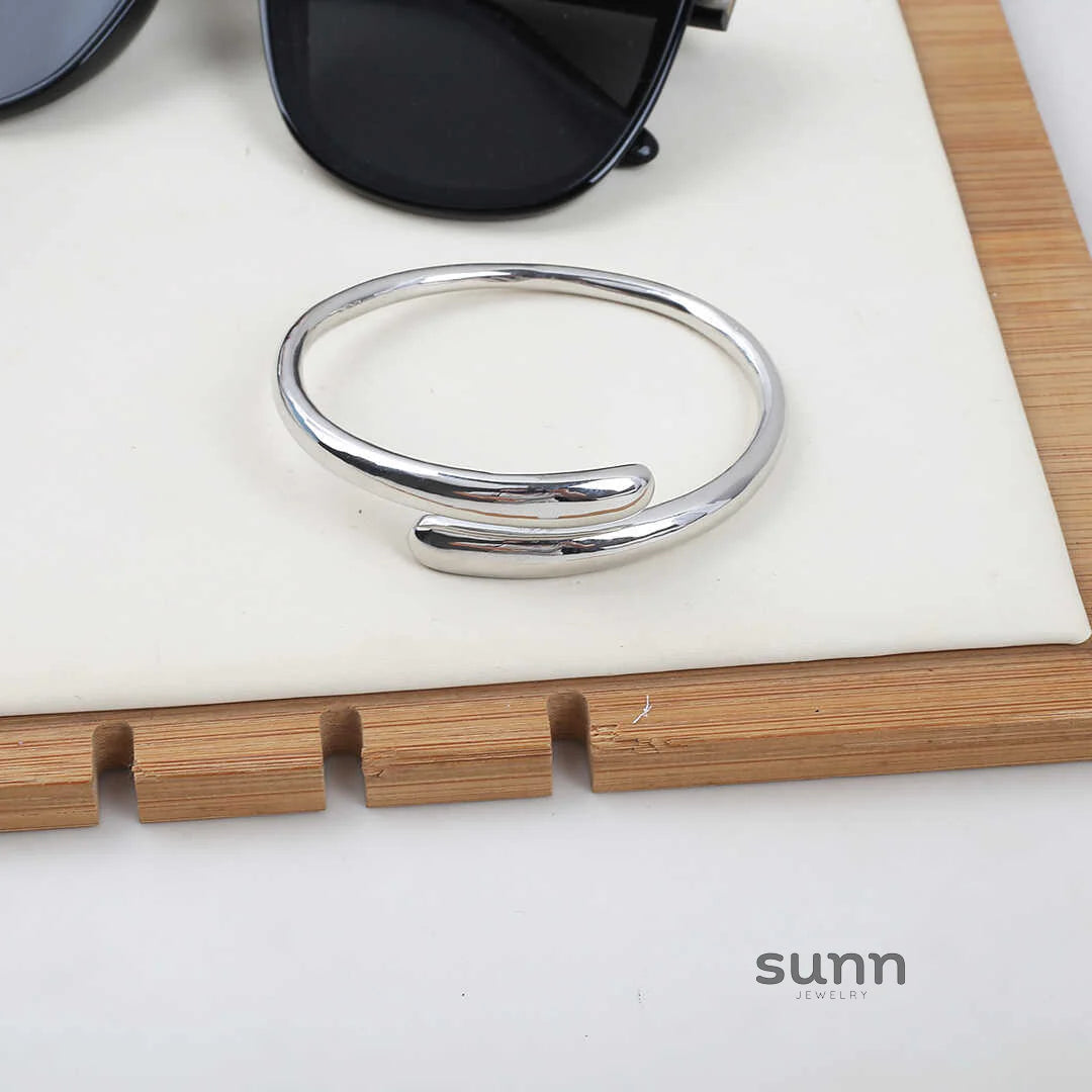 Myleigh Teardrop Open Cuff Bracelet