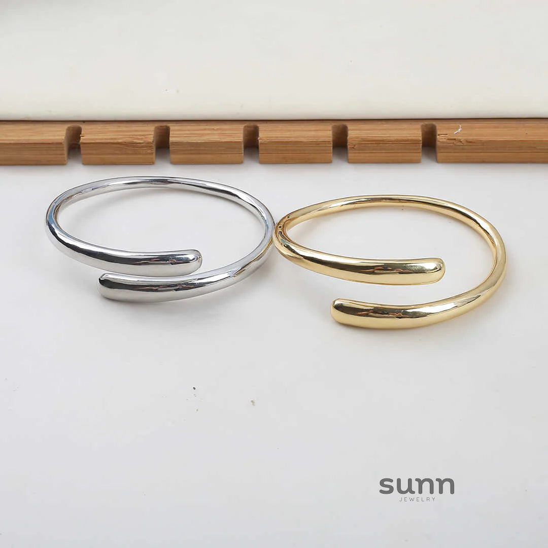 Myleigh Teardrop Open Cuff Bracelet