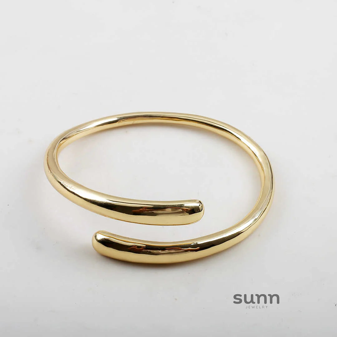 Myleigh Teardrop Open Cuff Bracelet