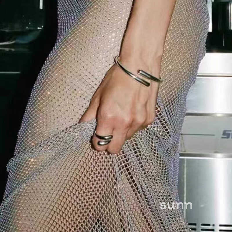 Myleigh Teardrop Open Cuff Bracelet