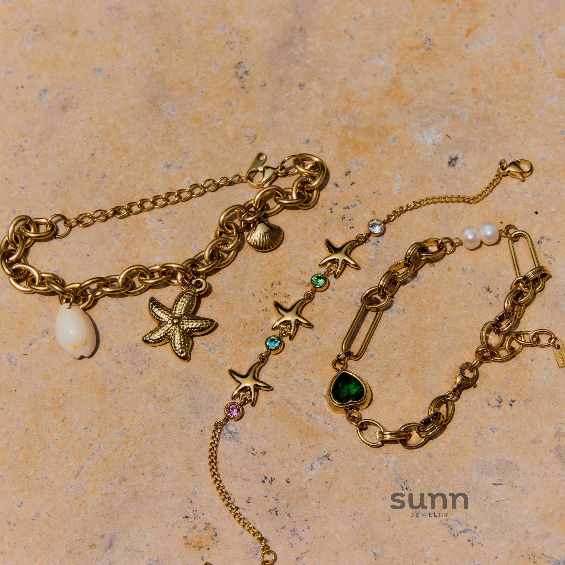 Myleigh Zircon Starfish Bracelet [TNP01S4Q]