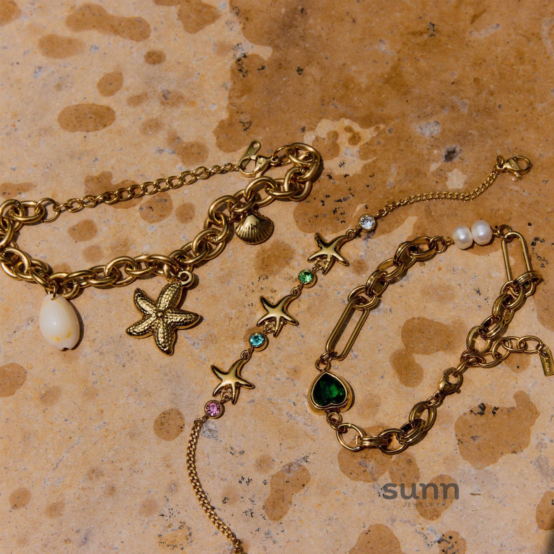 Myleigh Zircon Starfish Bracelet [4748HRXF]