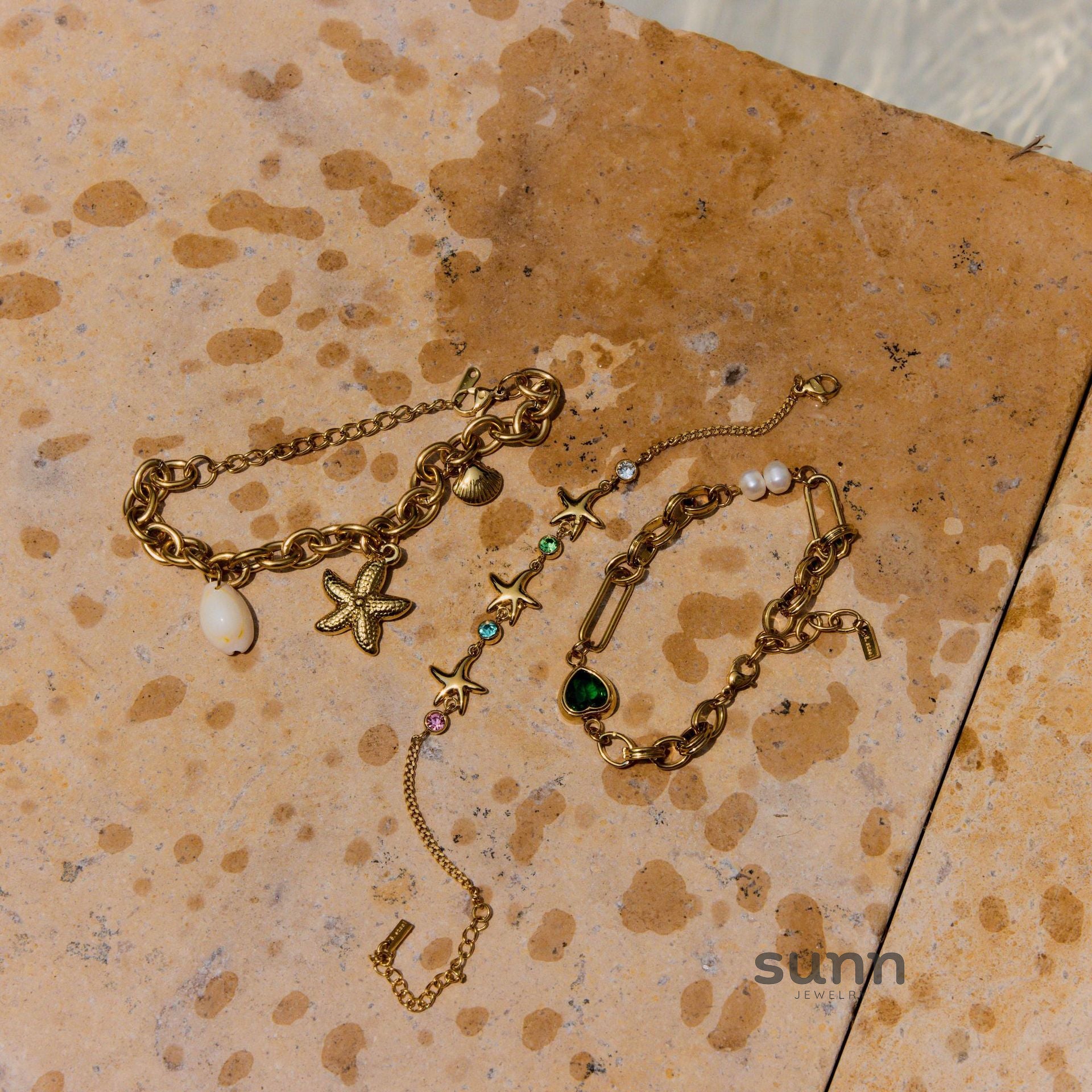 Myleigh Zircon Starfish Bracelet [S98A1VBL]