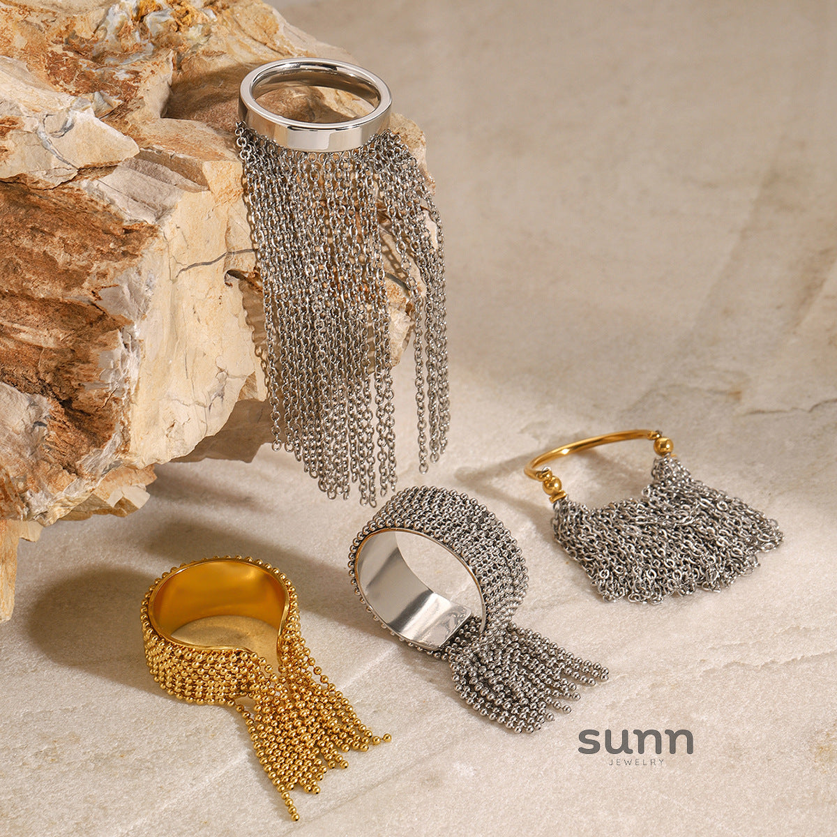 Mylene Tassel Chain Ring [ON5QWLFX]