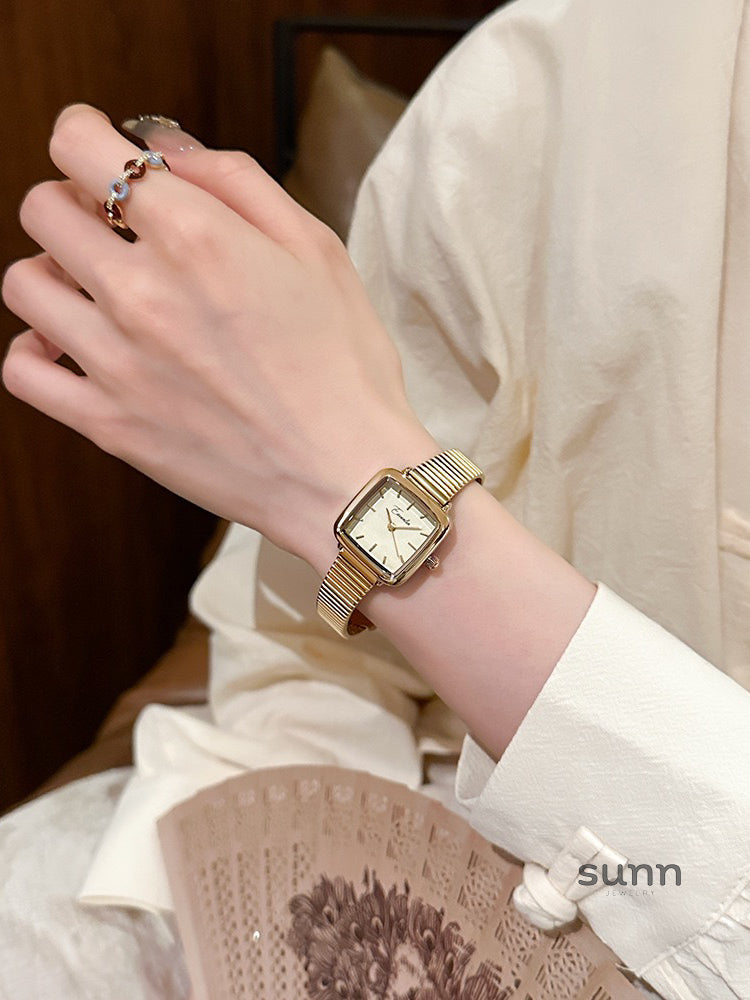 Mylie Elegant Square Mesh Watch [71KYBC02]