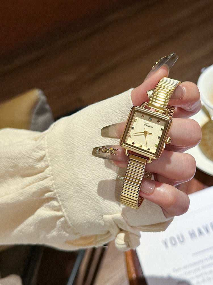 Mylie Elegant Square Mesh Watch [71KYBC02]