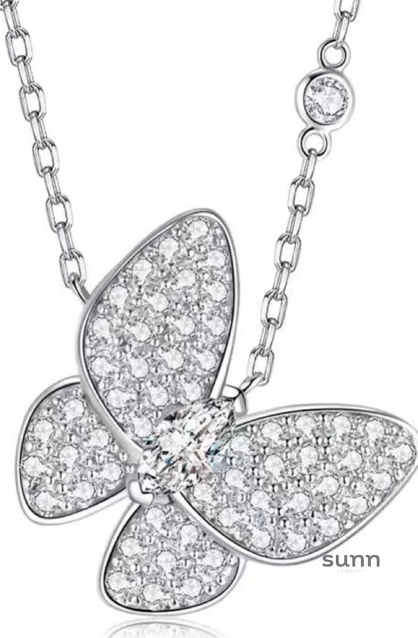 Myracle Zircon Butterfly Necklace
