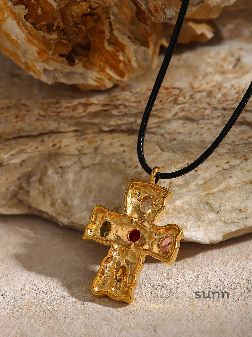 Myrah Paved Star Necklace