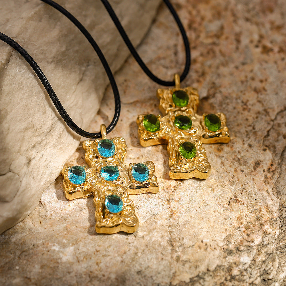 Myrah Paved Star Necklace