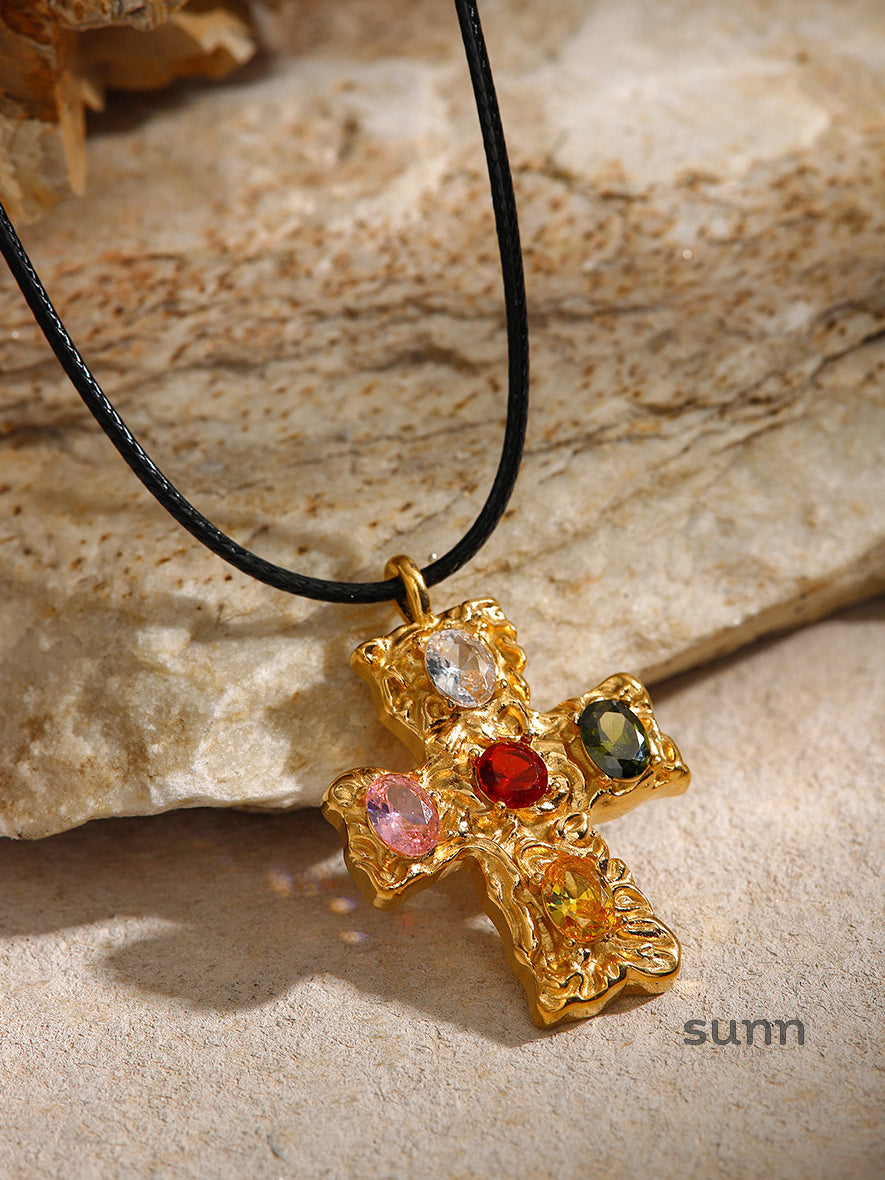 Myrah Paved Star Necklace