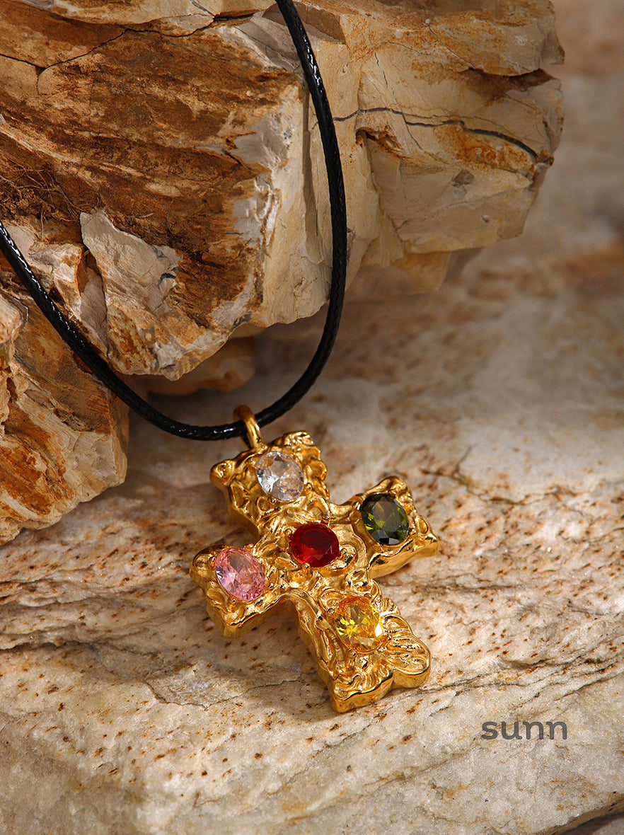 Myrah Paved Star Necklace