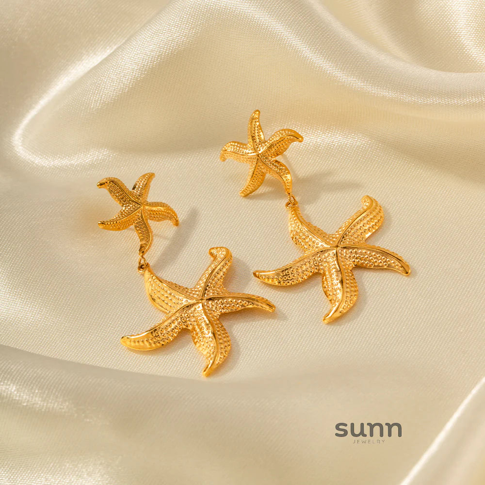 Myriam Starfish Pendant Earrings