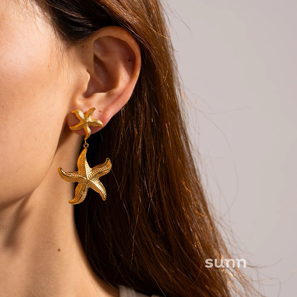 Myriam Starfish Pendant Earrings