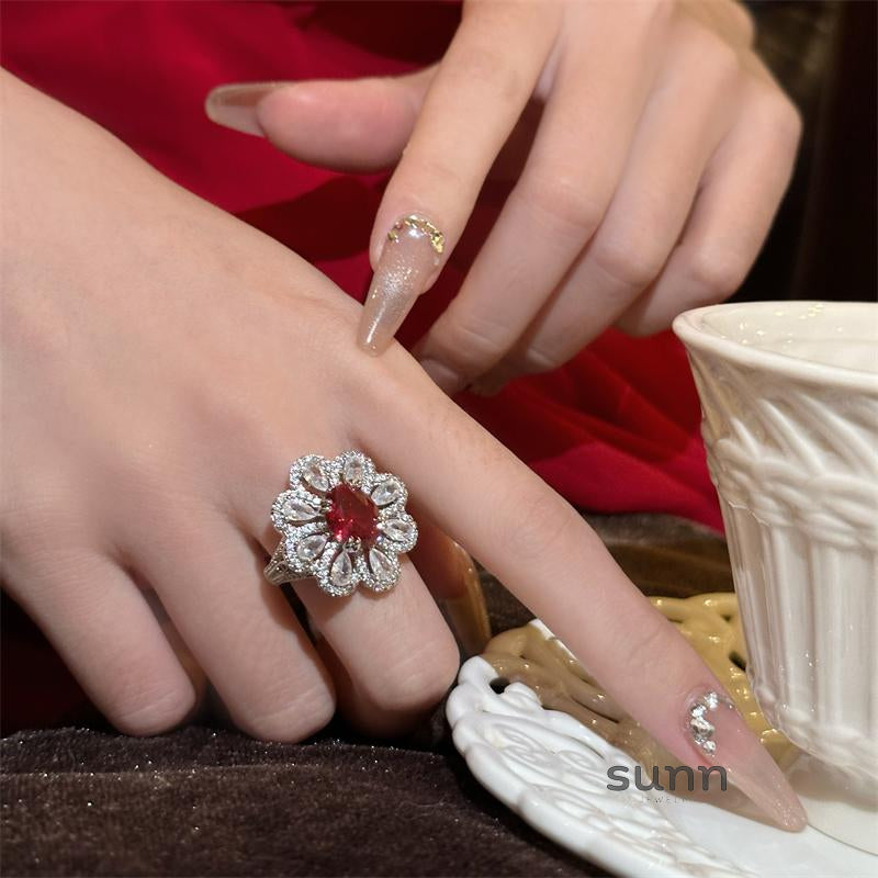 Nahomi Ruby Rose Open Ring [38YB0V0B]