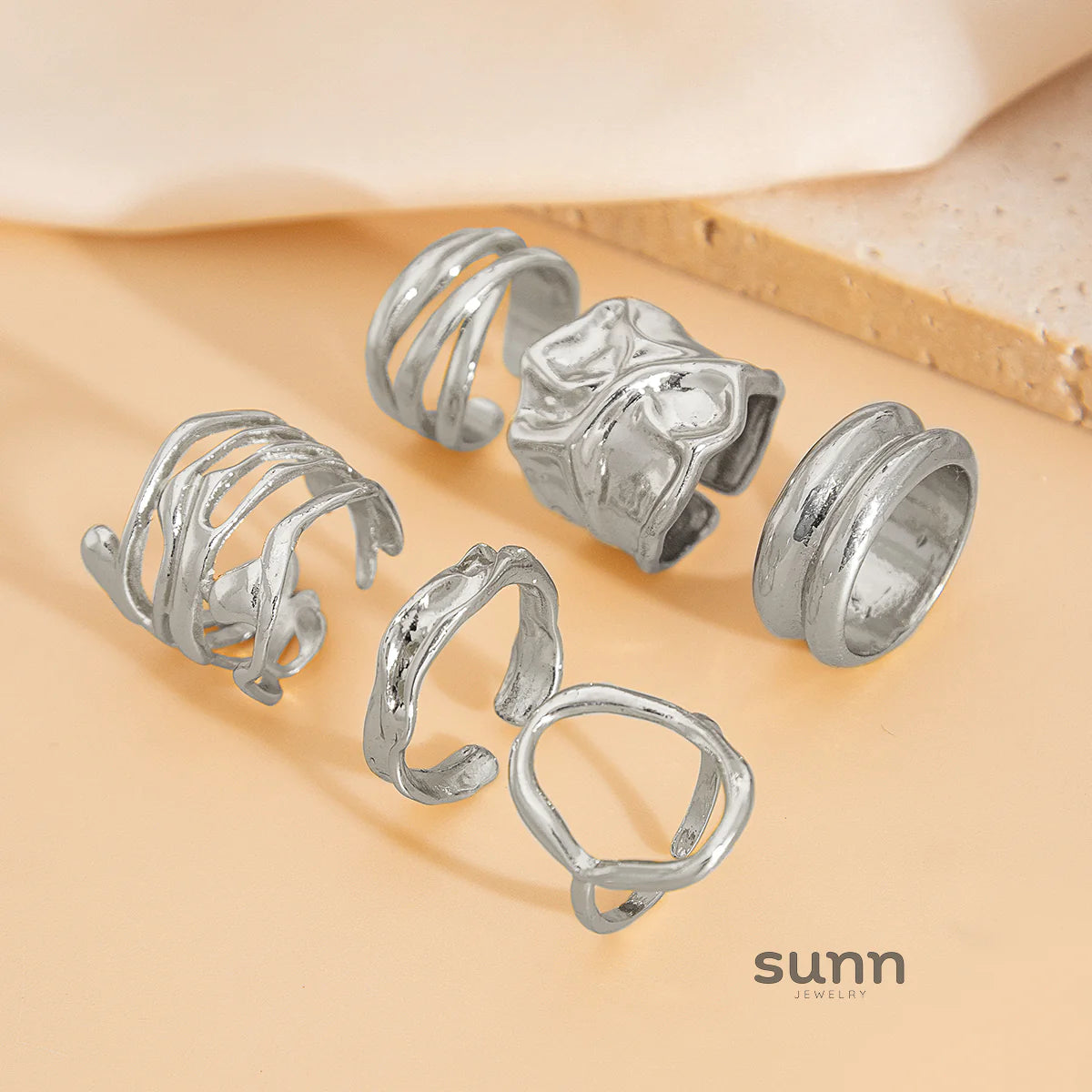 Nahomi Six-Piece Ring Set