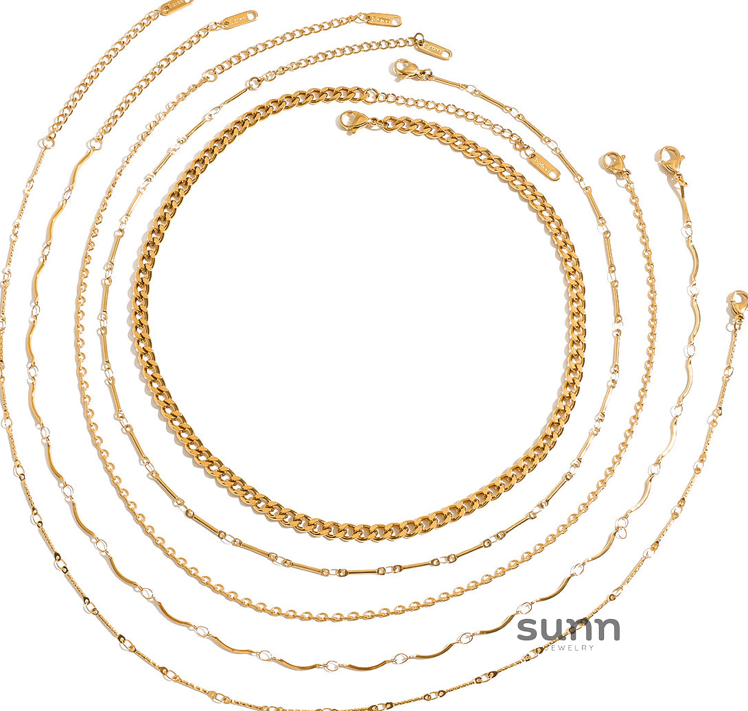 Naidelyn Stainless Chain Necklace [RM9XRGN8]