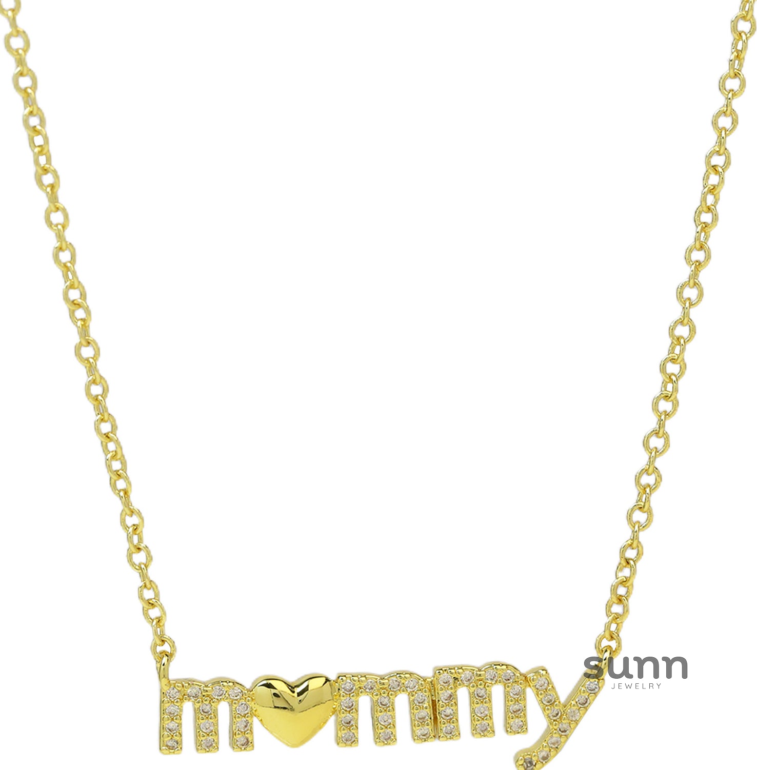 Nailah Mama Love Pendant Necklace [ZXEJCZ1E]