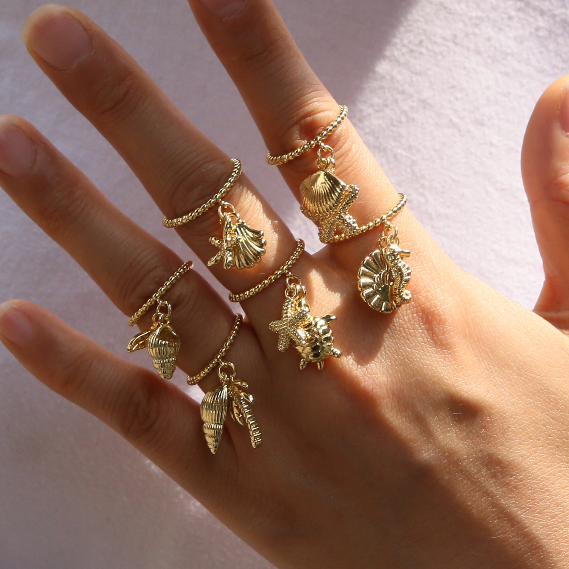 Nairobi Ocean Charm Ring [S6P4E4FK]