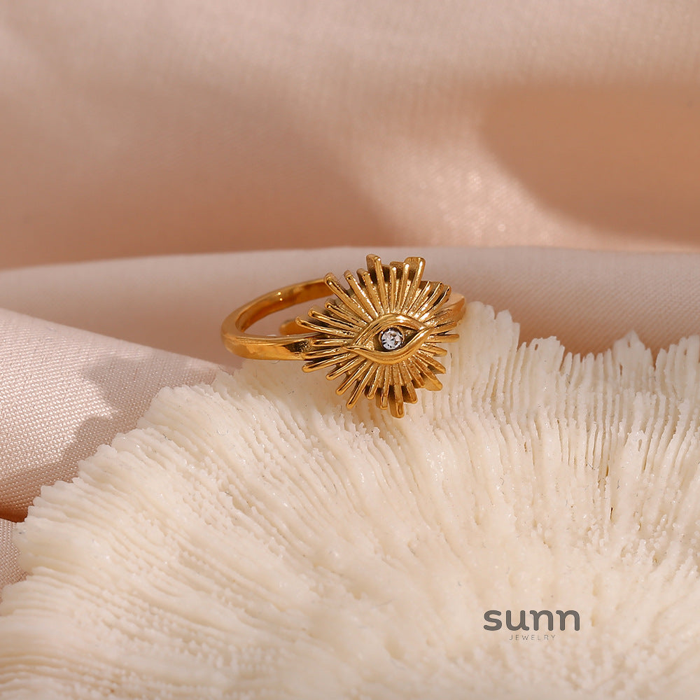 Nalia Golden Eye Ring [T09NJ8QG]