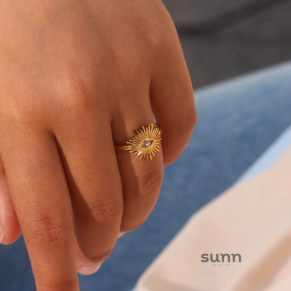 Nalia Golden Eye Ring [0BBY188V]