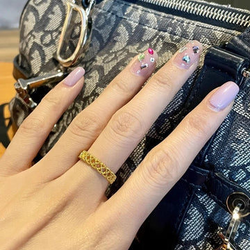 Nancy Gold Star Filigree Ring