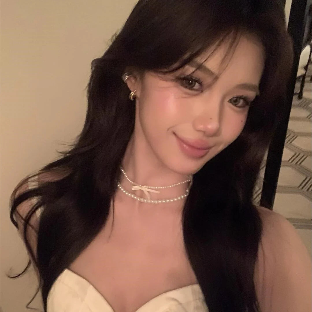 Nariah Bowknot Pearl Necklace