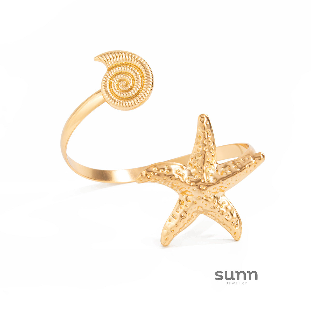 Nariyah Starfish Conch Arm Cuff [D0FYOOMT]