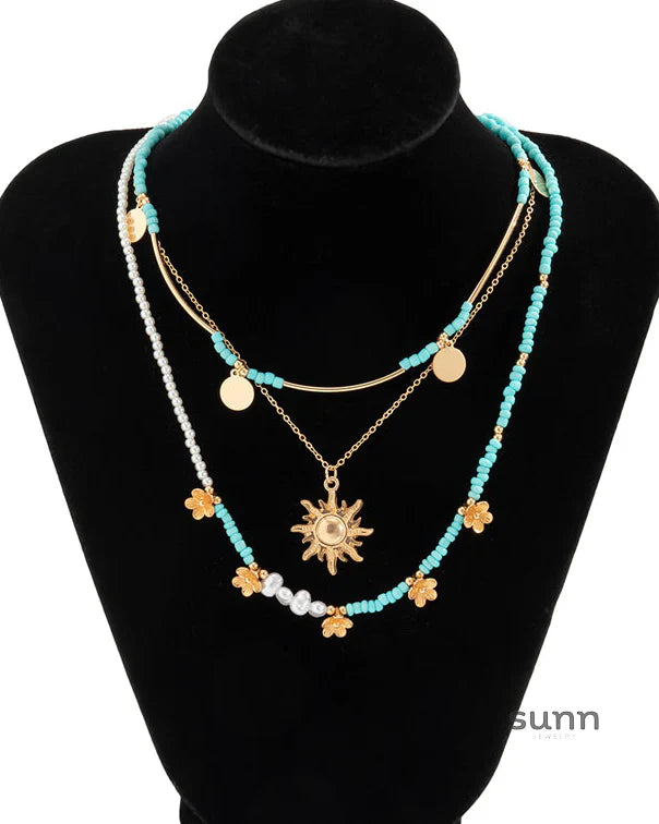Nariyah Versatile Disc Necklace Set