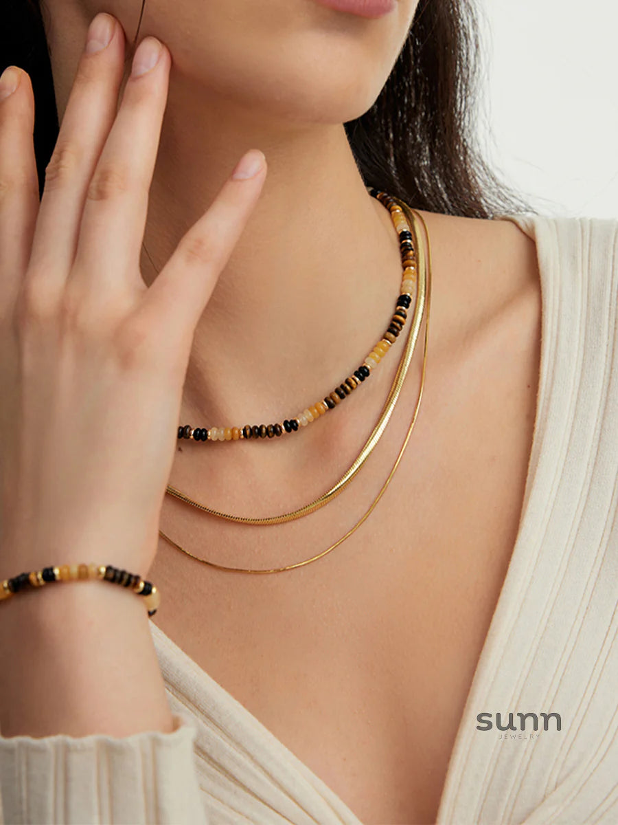 Nashly Radiant Tiger Eye Necklace