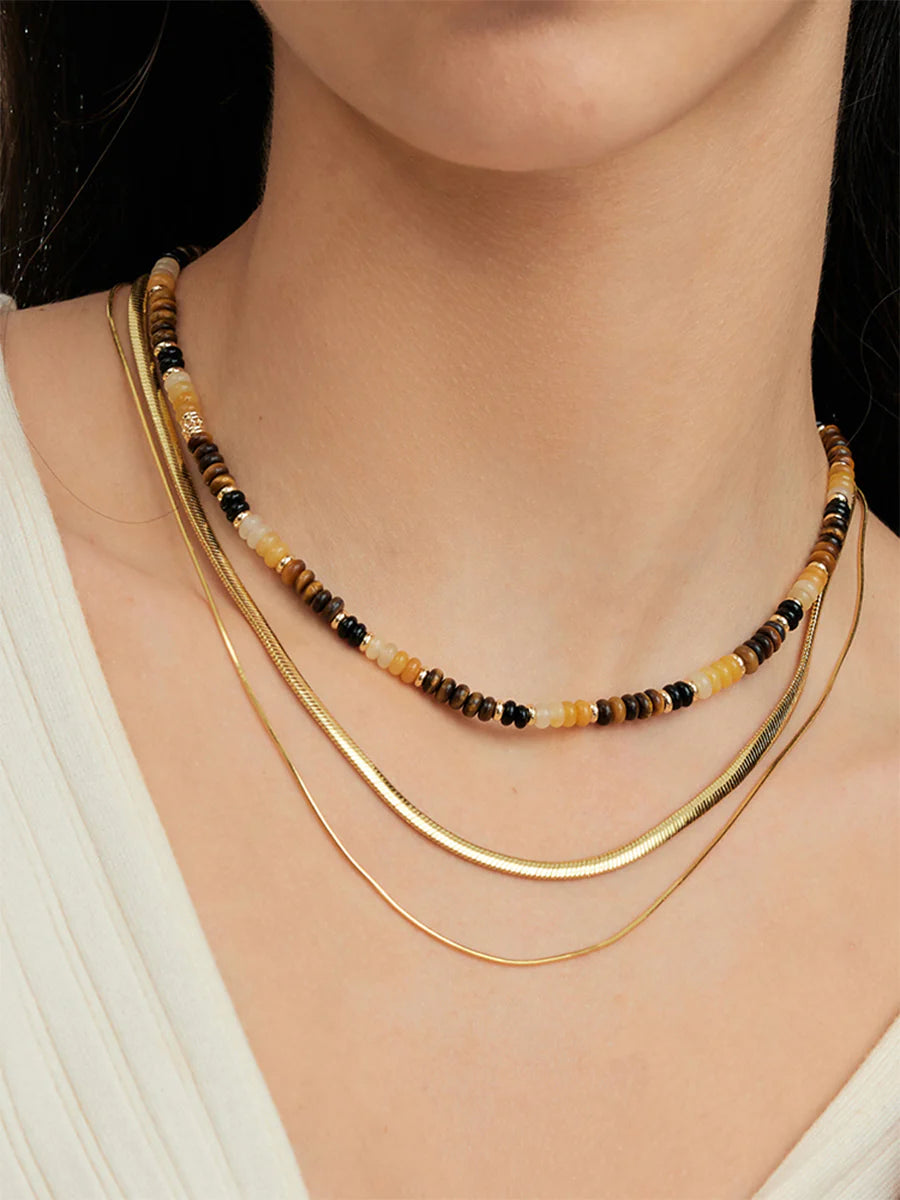 Nashly Radiant Tiger Eye Necklace