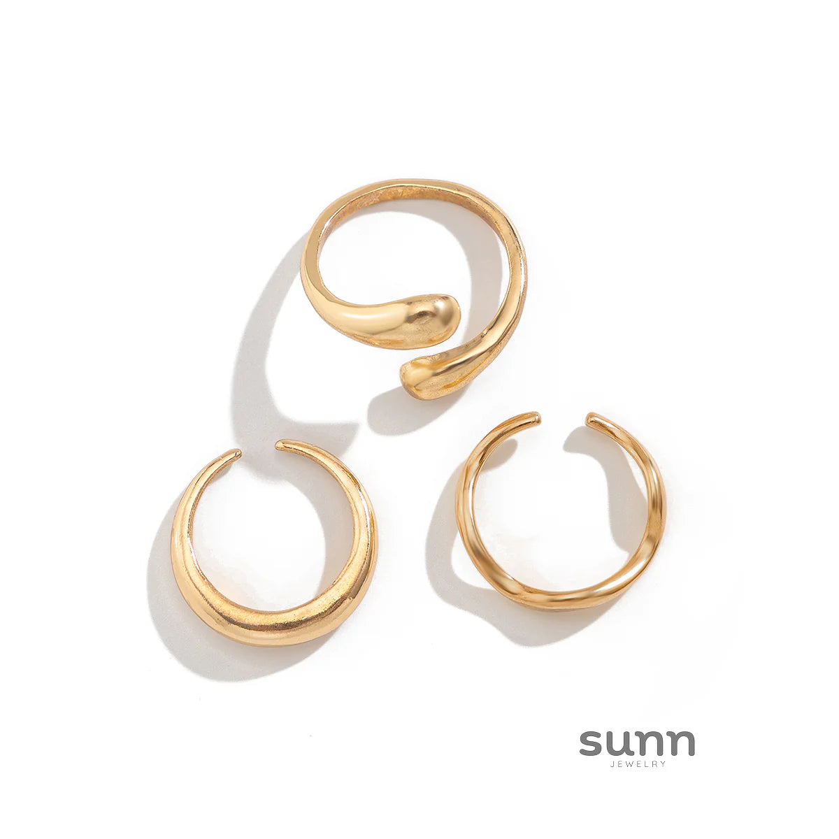 Natalynn Irregular Ring Set