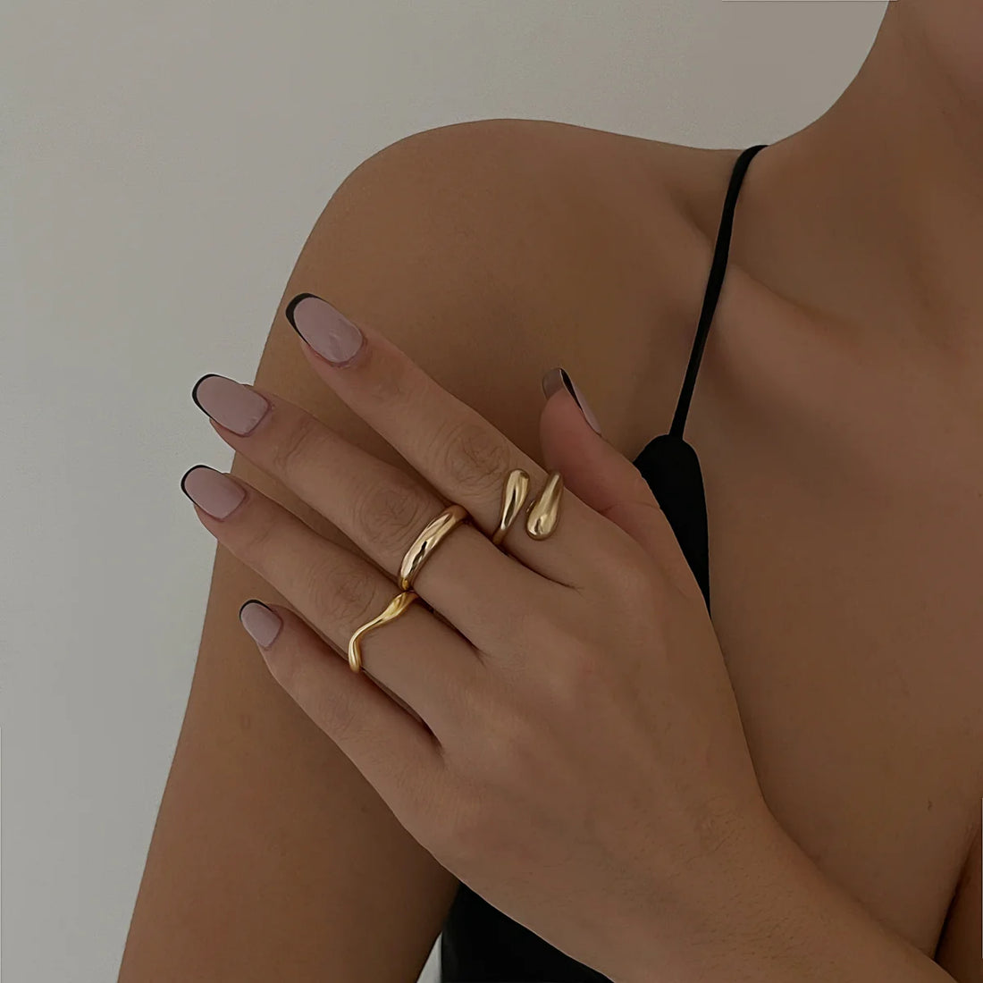 Natalynn Irregular Ring Set