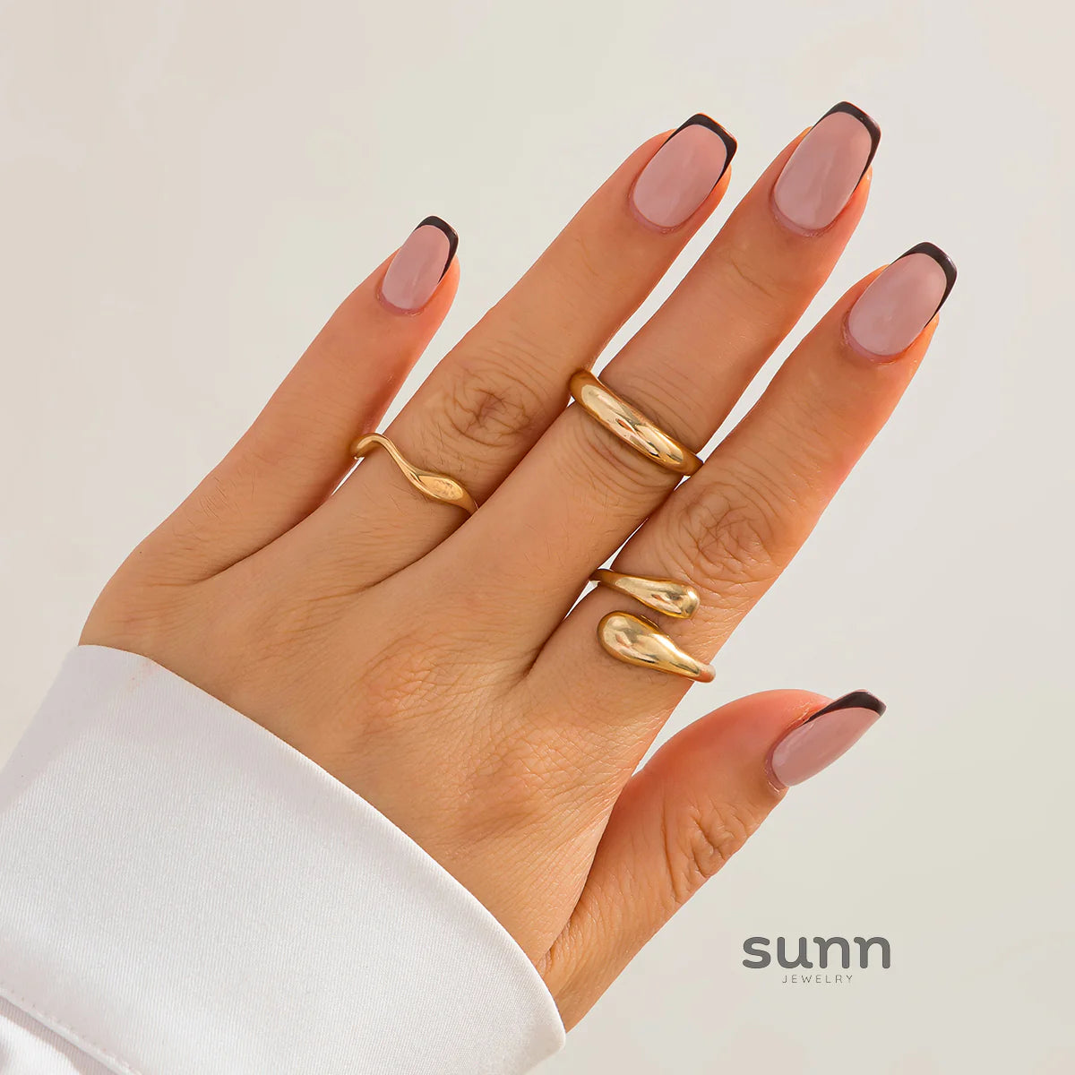Natalynn Irregular Ring Set