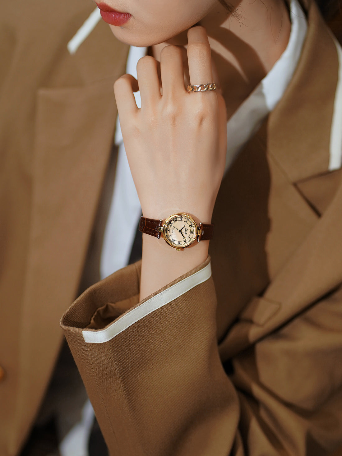 Natania Elegant Leather Watch [RLIBQZG5]