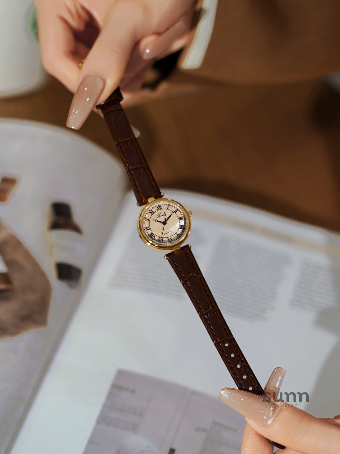 Natania Elegant Leather Watch [RLIBQZG5]