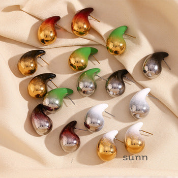 Natania Gold Serpent Zircon Earrings [6T0KAXBJ]