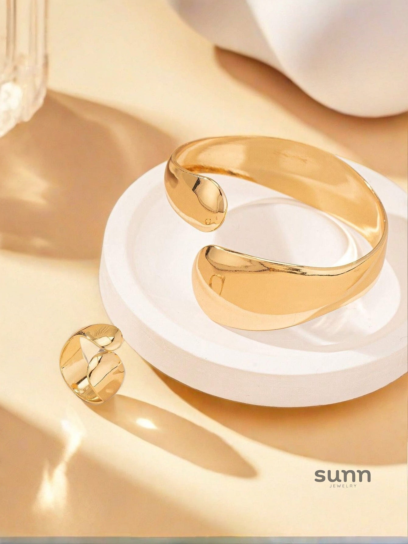 Nathalie Geometric Open Jewelry Set