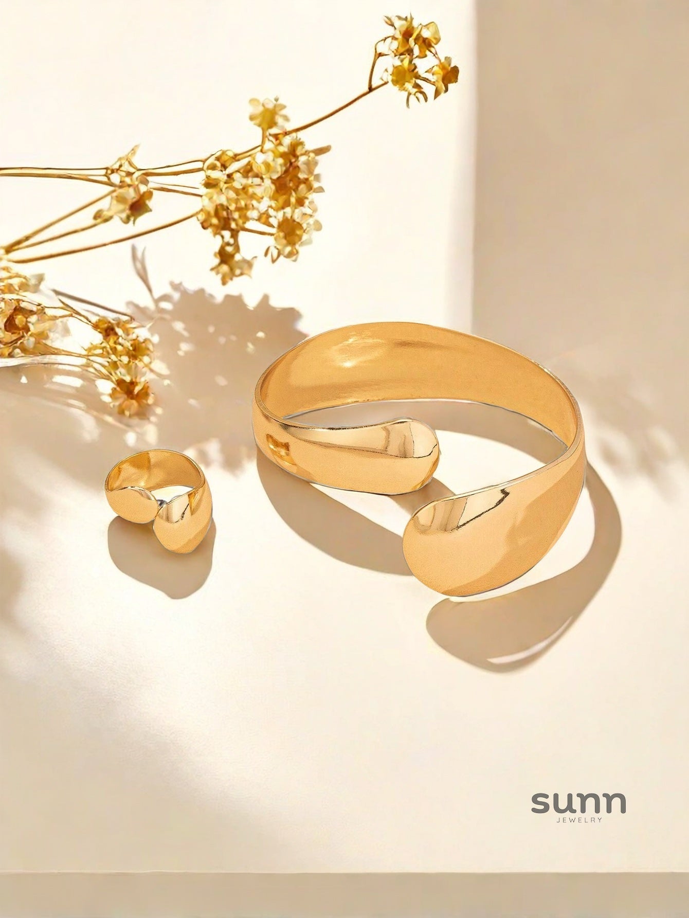Nathalie Geometric Open Jewelry Set