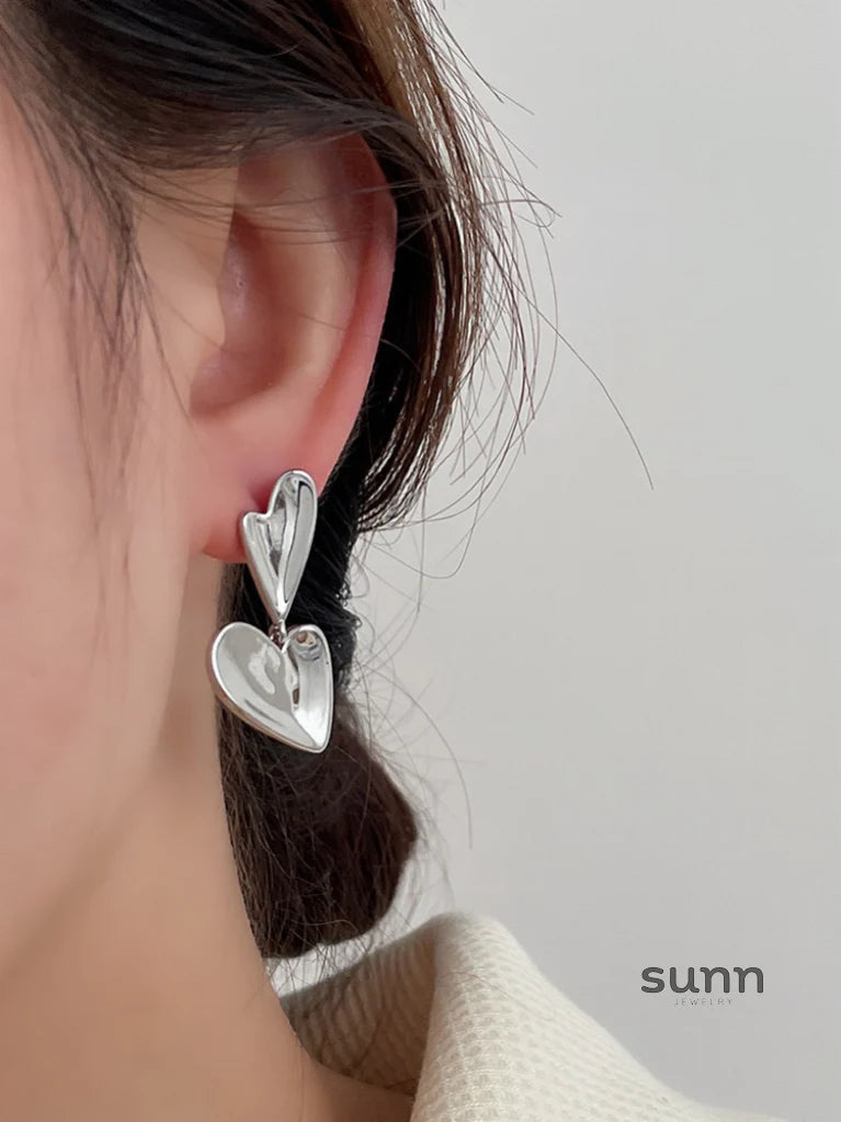 Naydelin Celestial Heart Earrings