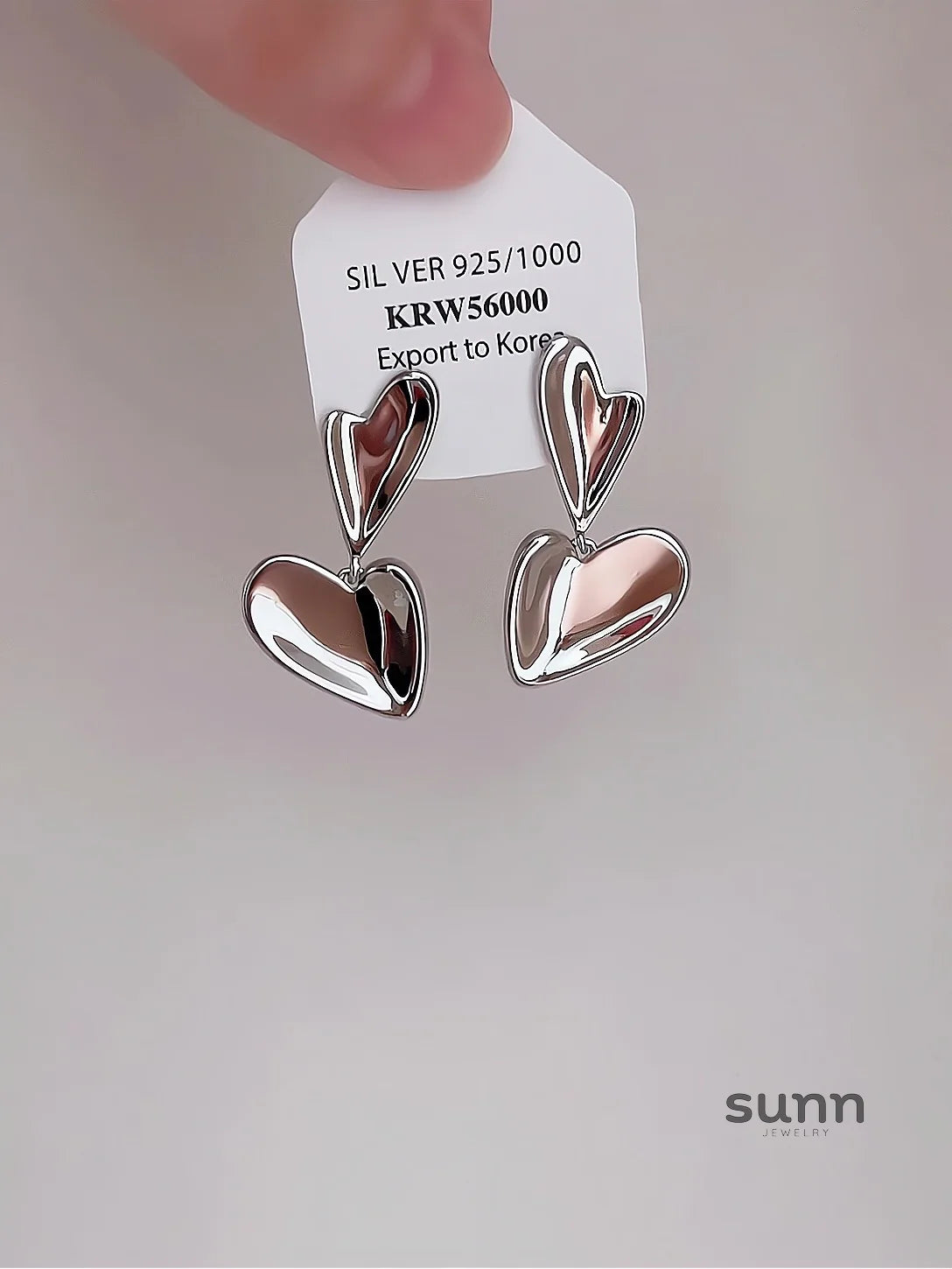 Naydelin Celestial Heart Earrings