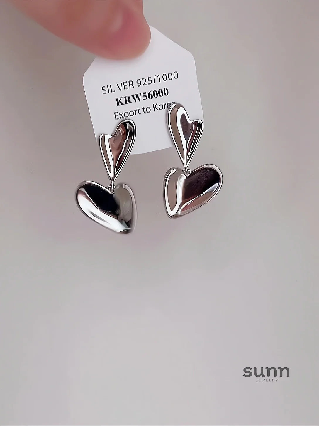 Naydelin Celestial Heart Earrings