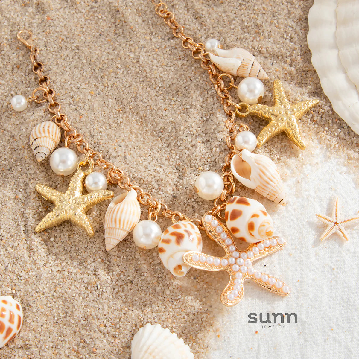 Naydelin Golden Ocean Anklet