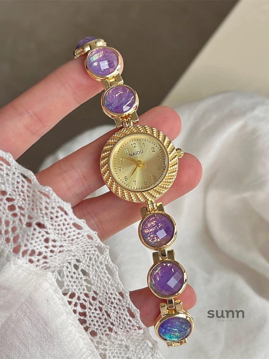 Nayeli Peacock Cat-Eye Watch [IDG0RN7E]
