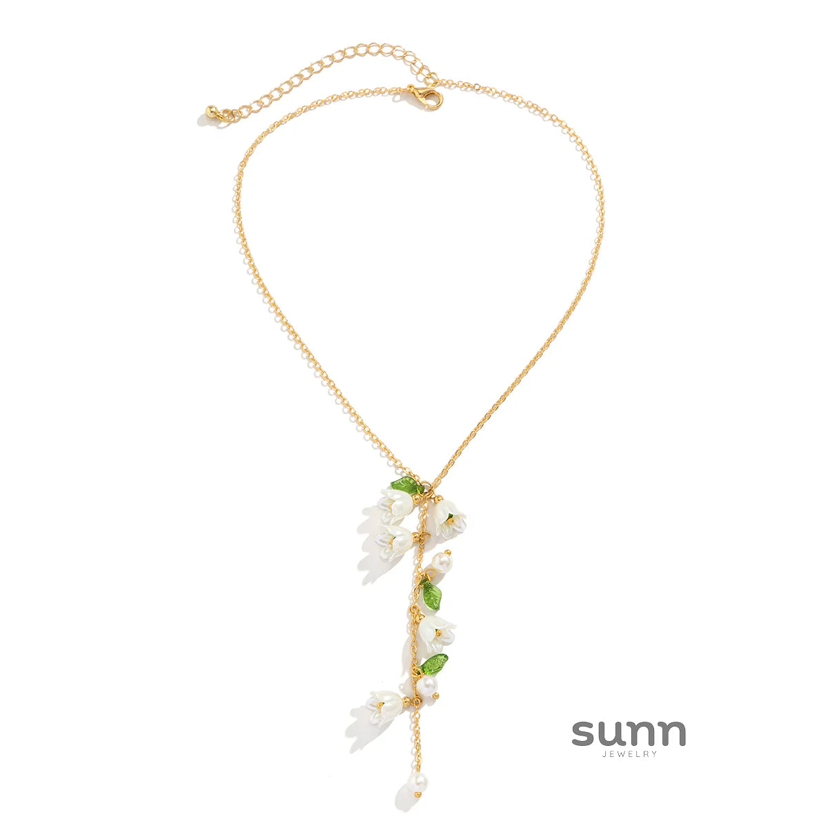 Naylah Floral Pearl Earring Set