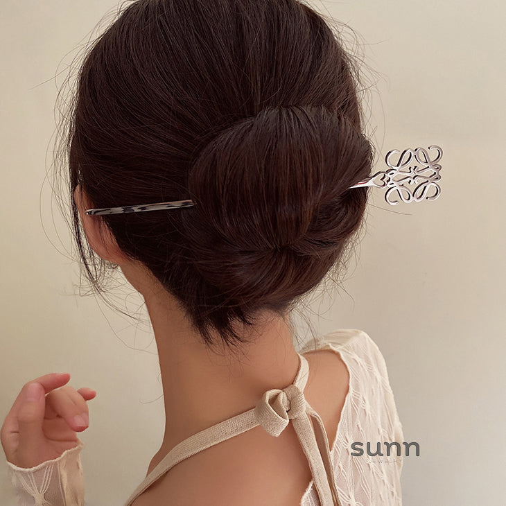 Nechama Sleek Metal Hairpin [Q6X00I3H]