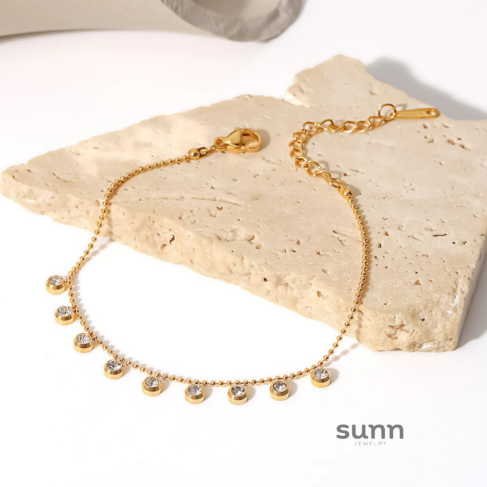 Neha Layered Rhinestone Necklace
