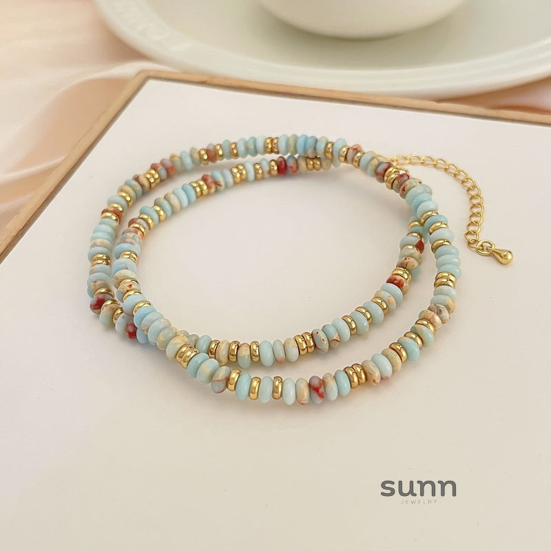 Nevayah Colorful Beaded Necklace [DVMP23FE]