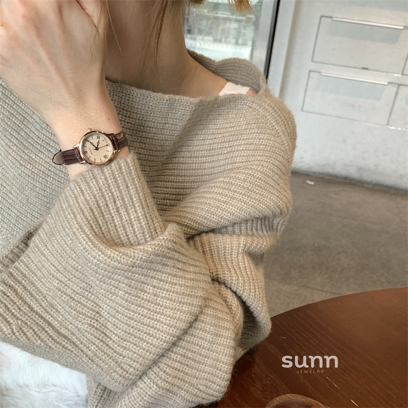 Neve Vintage Roman Watch [BL1BL6JA]