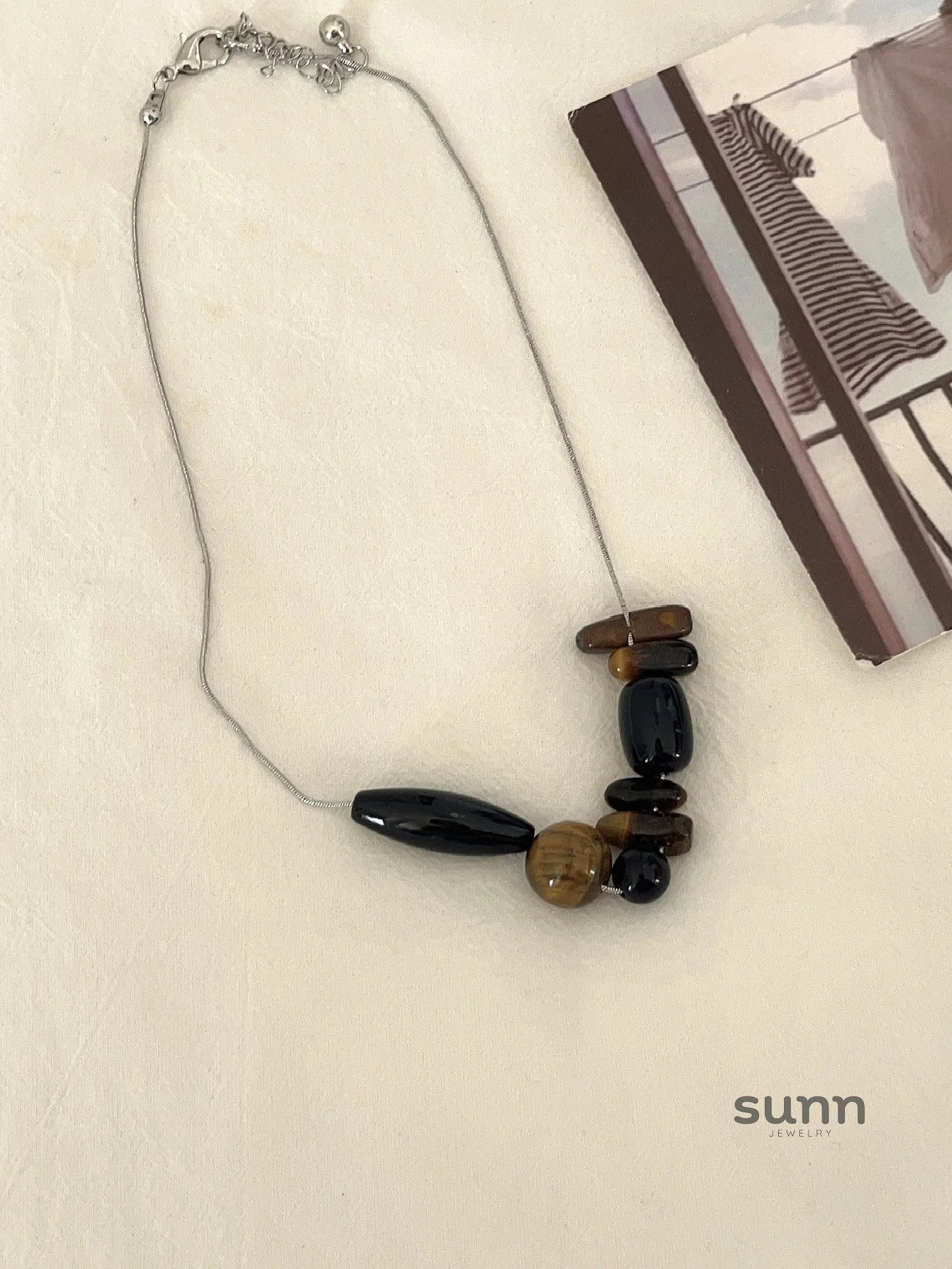 Neyla Vintage Tiger Eye Necklace