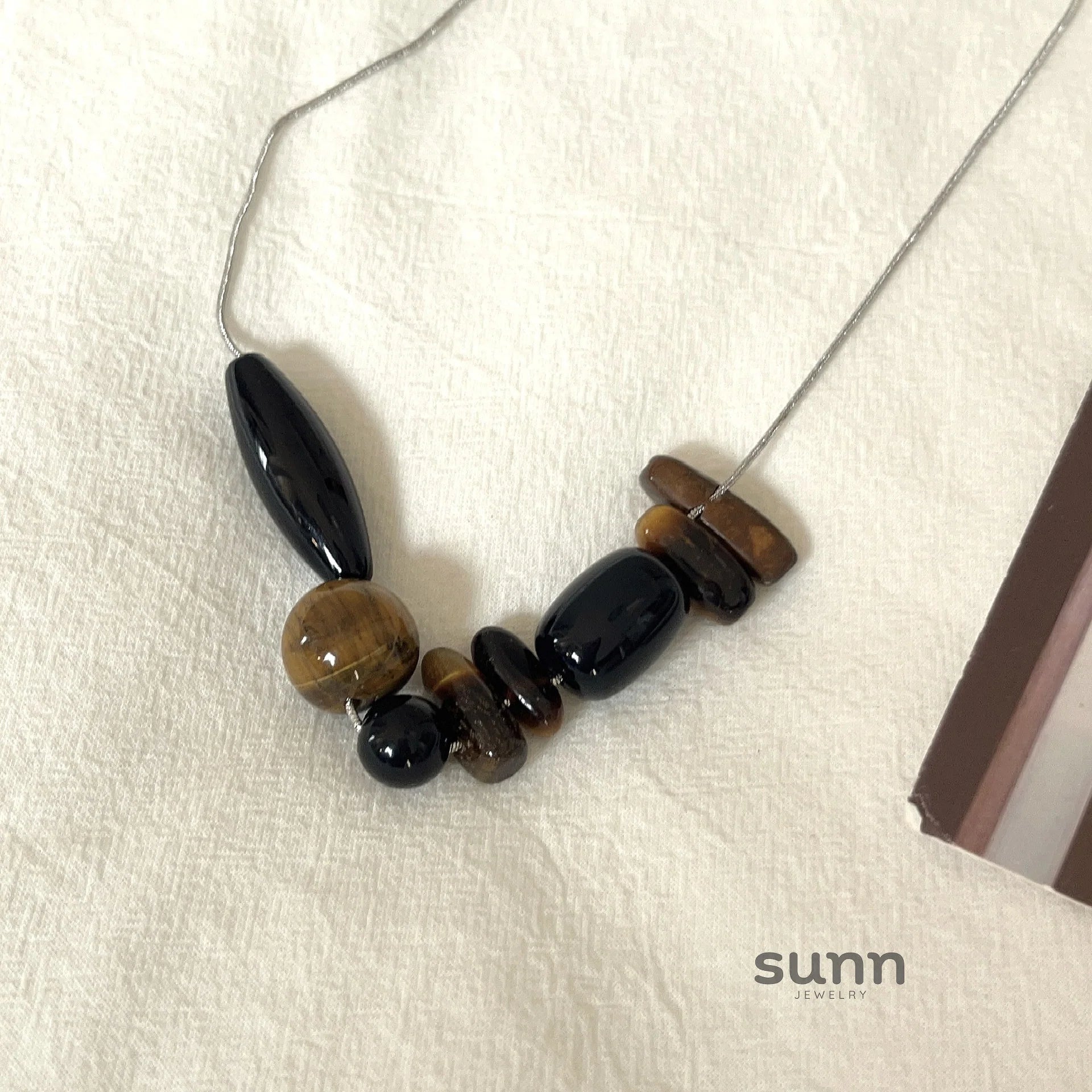 Neyla Vintage Tiger Eye Necklace